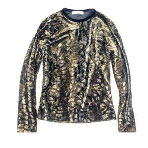 Portrait Designer Vintage 90s Womens S Top Fitted